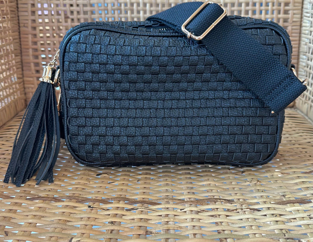 Sadie Woven Crossbody Bag