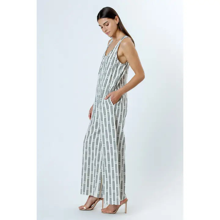 The Riviera Stripe Jumpsuit