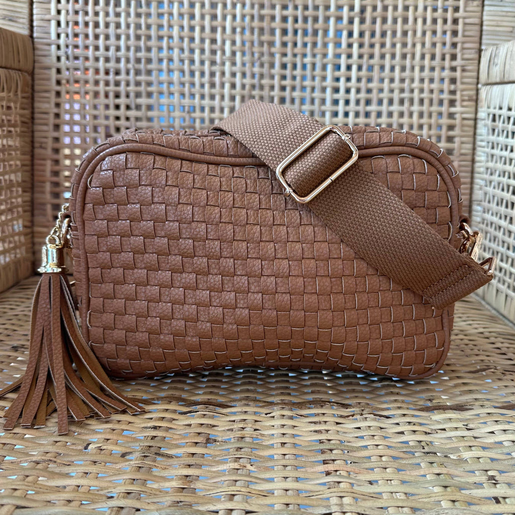 Sadie Woven Crossbody Bag