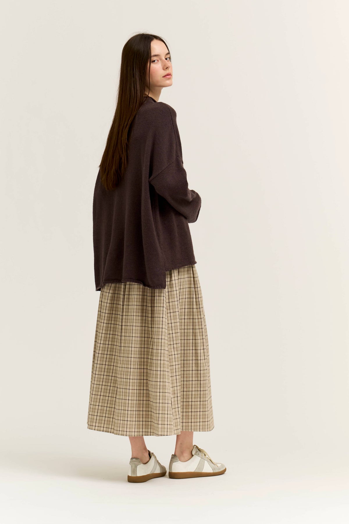 SLIDE SLIT LOOSE FIT SWEATER TOP