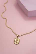 Tarnish Free Rose Necklace