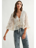 Boho Embroidered Blouse