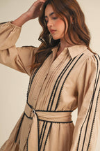 Belted Mini Dress