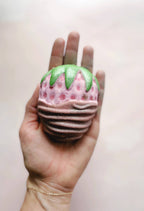 Chocolate Covered Strawberry Bath Bomb