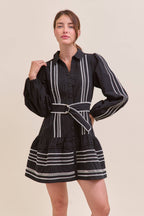 Belted Mini Dress