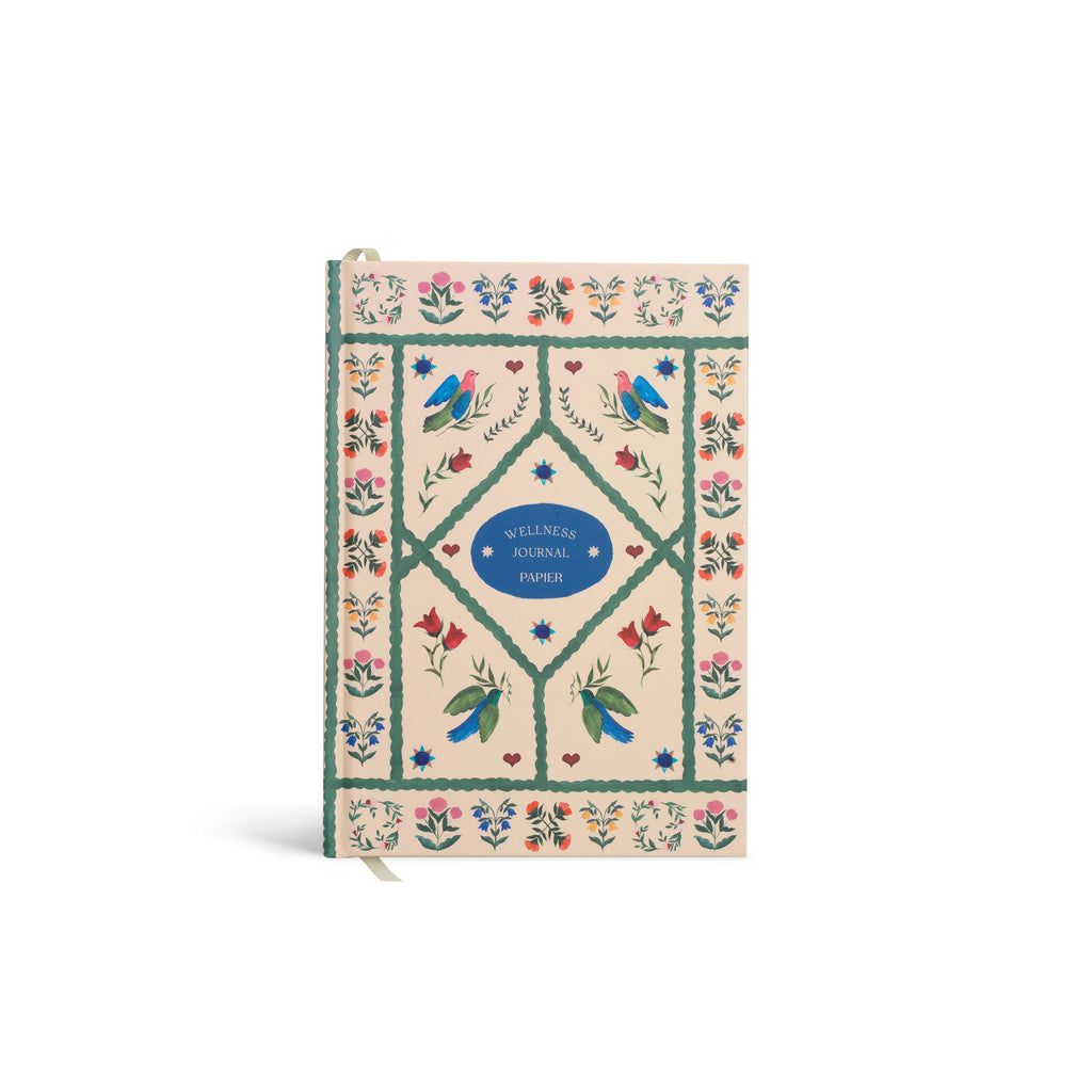 Guided Wellness Journal, A5 Hardcover - Quilted Daydream
