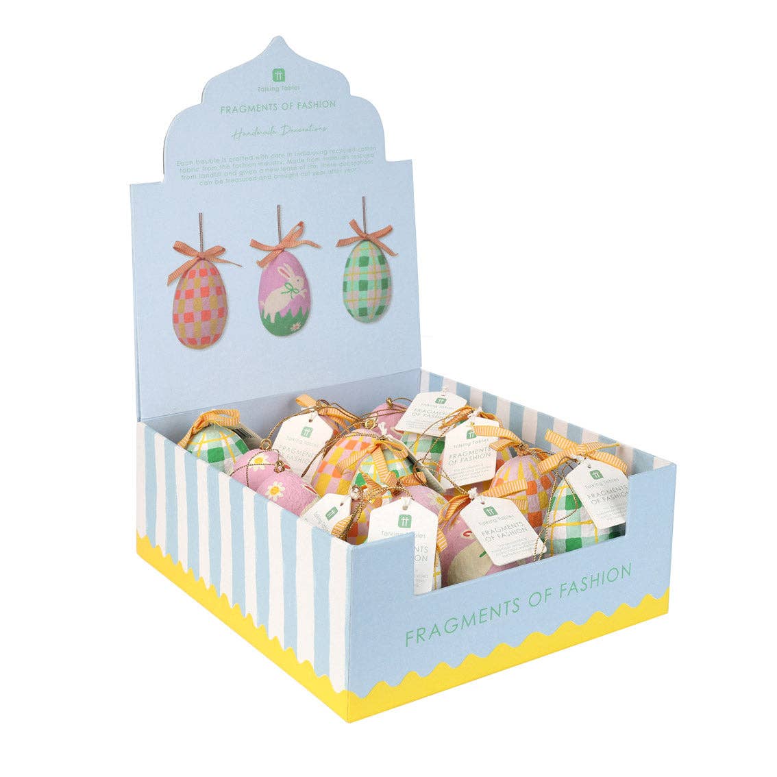 Recycled Cotton Hanging Eggs