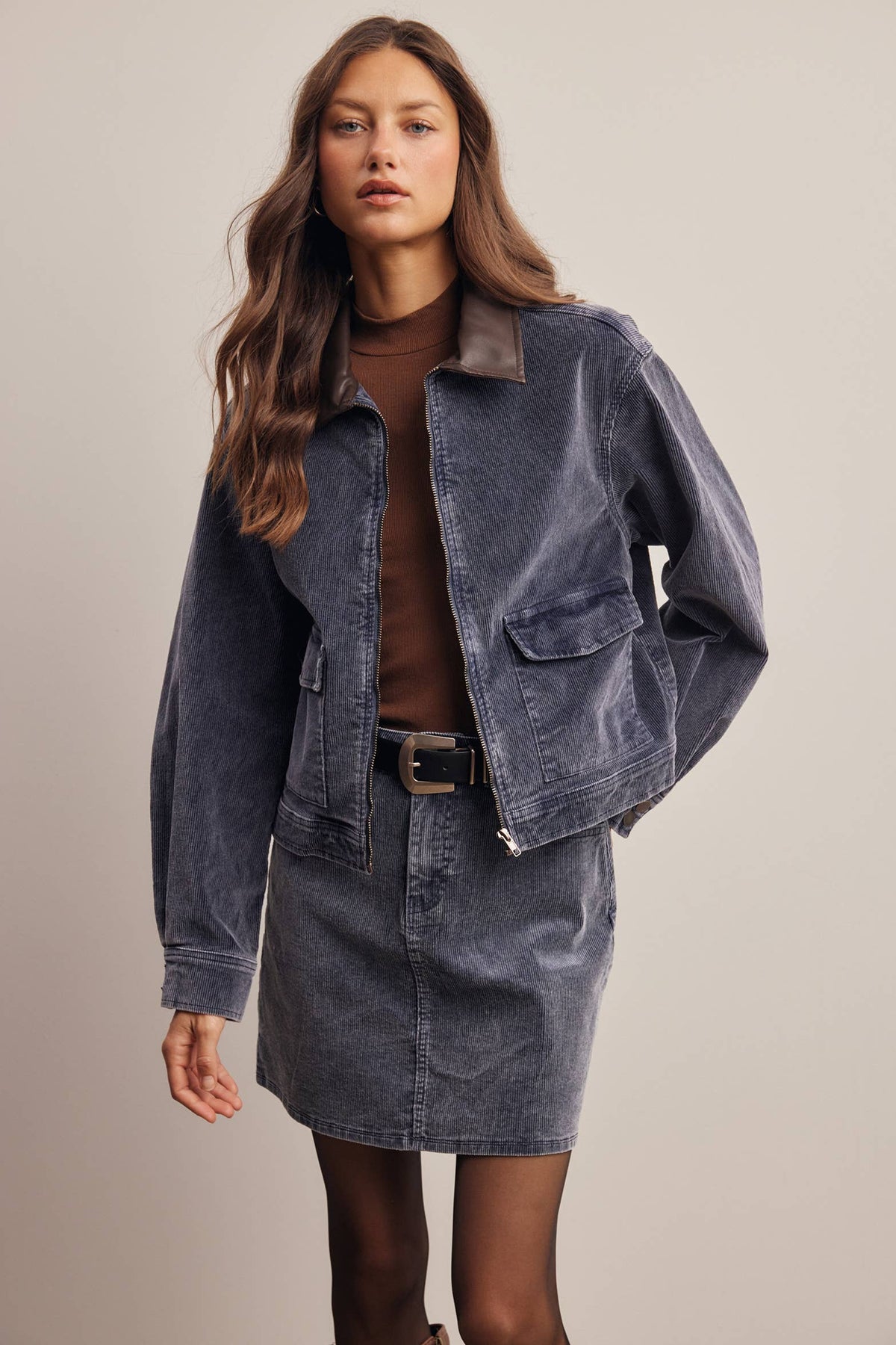 Washed Stretch Corduroy Jacket