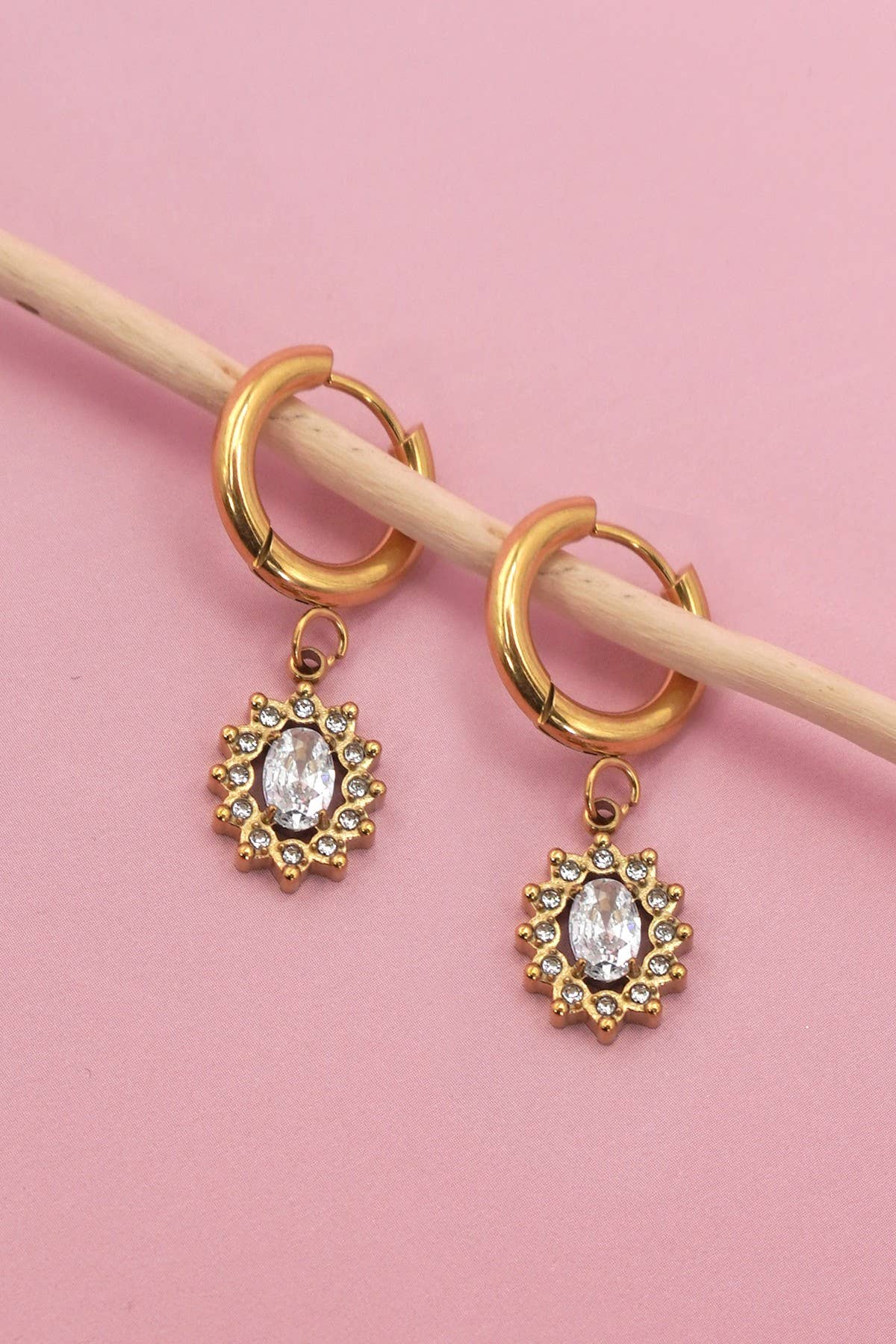 Tarnish Free Crystal Earrings