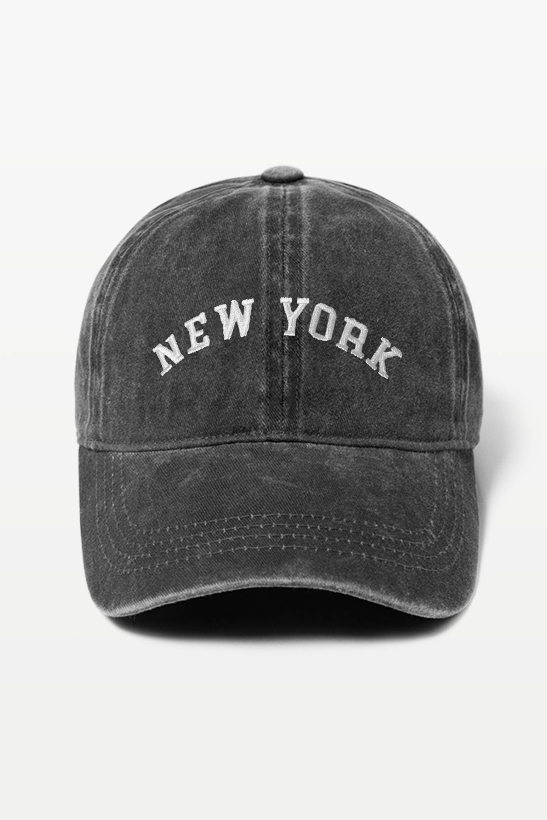 New York Solid Cotton Hat.