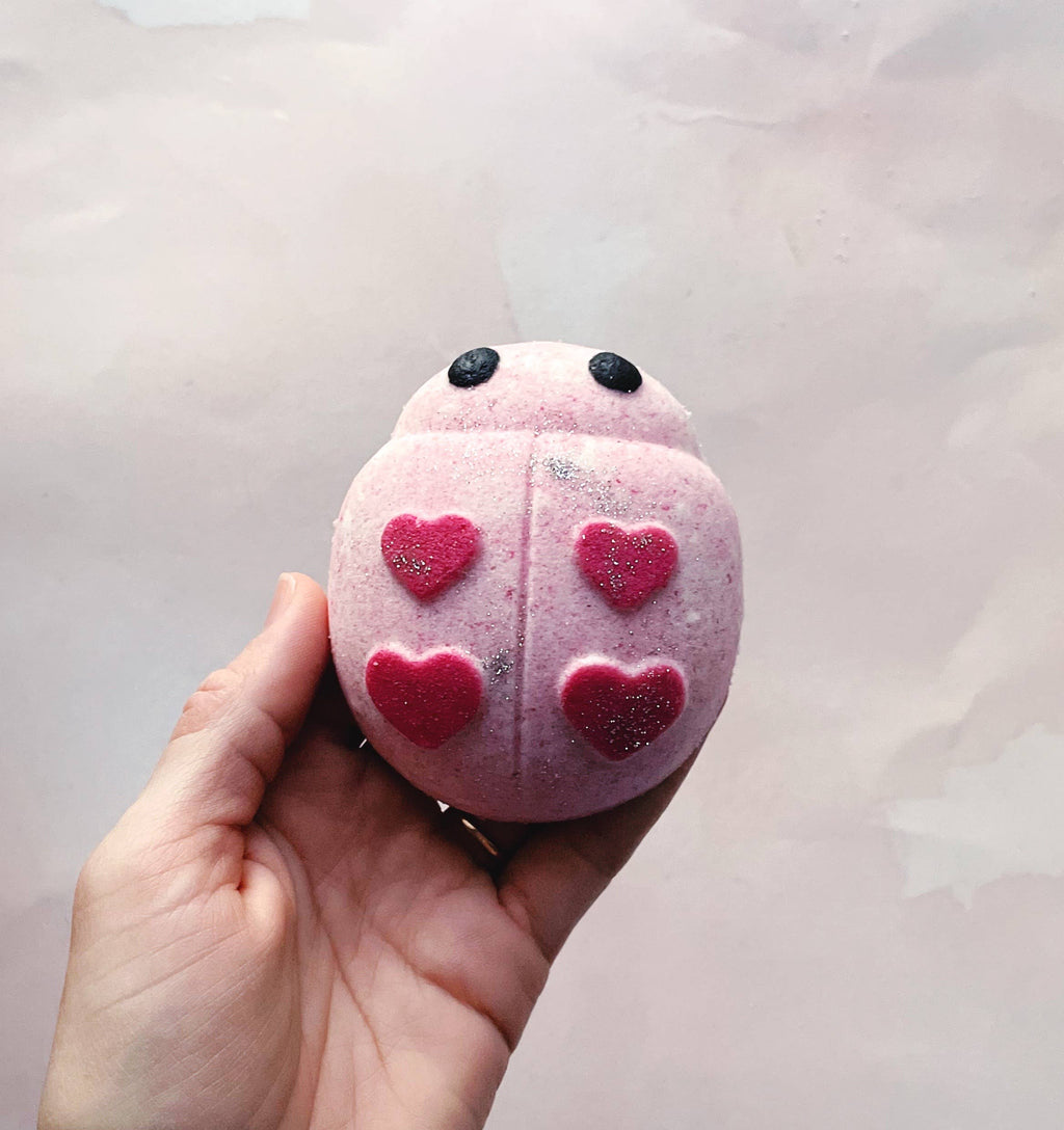 Love Bug Bath Bomb - with hidden gem!