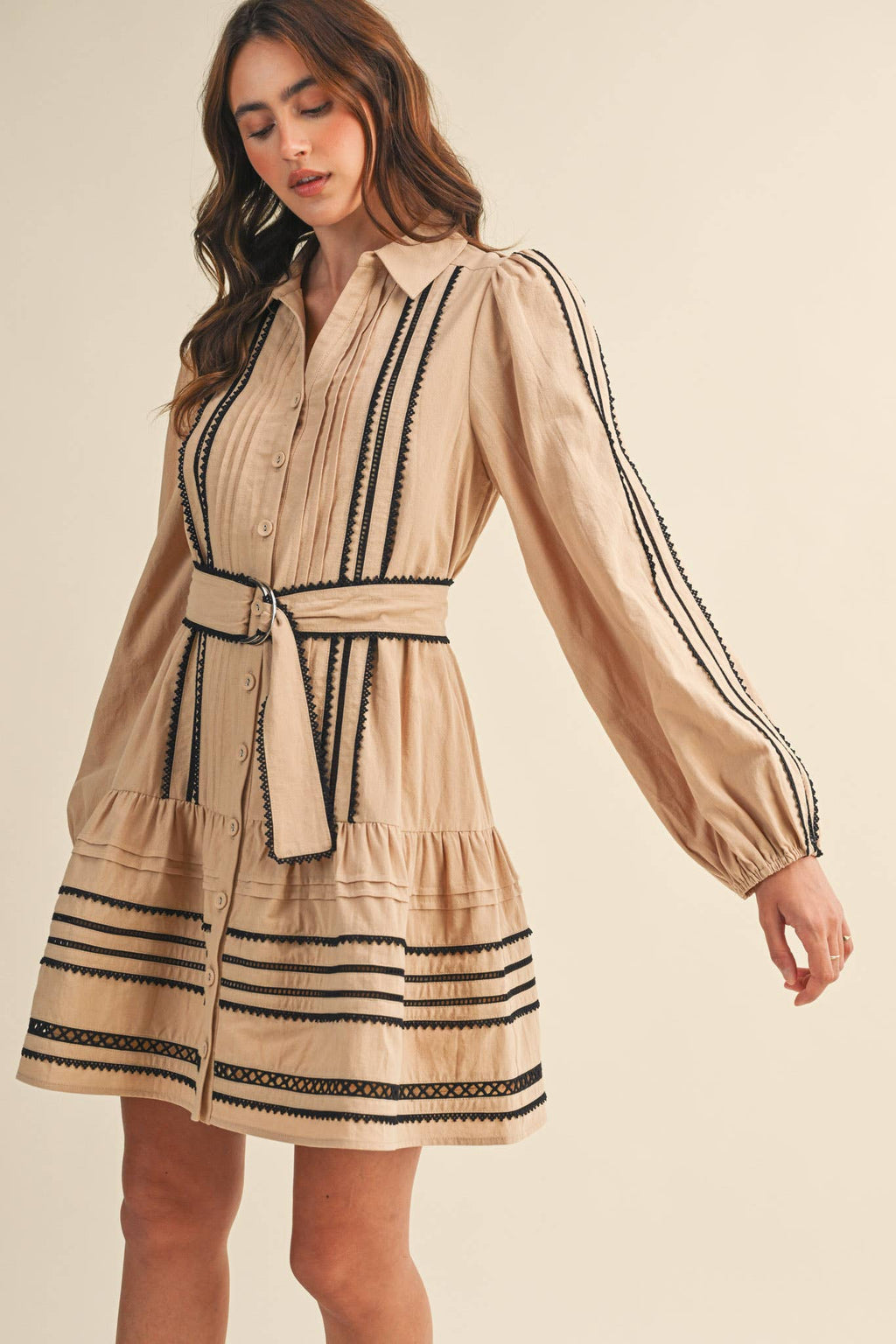 Belted Mini Dress