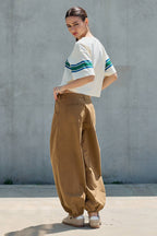 Retro Stripe Boxy Tee
