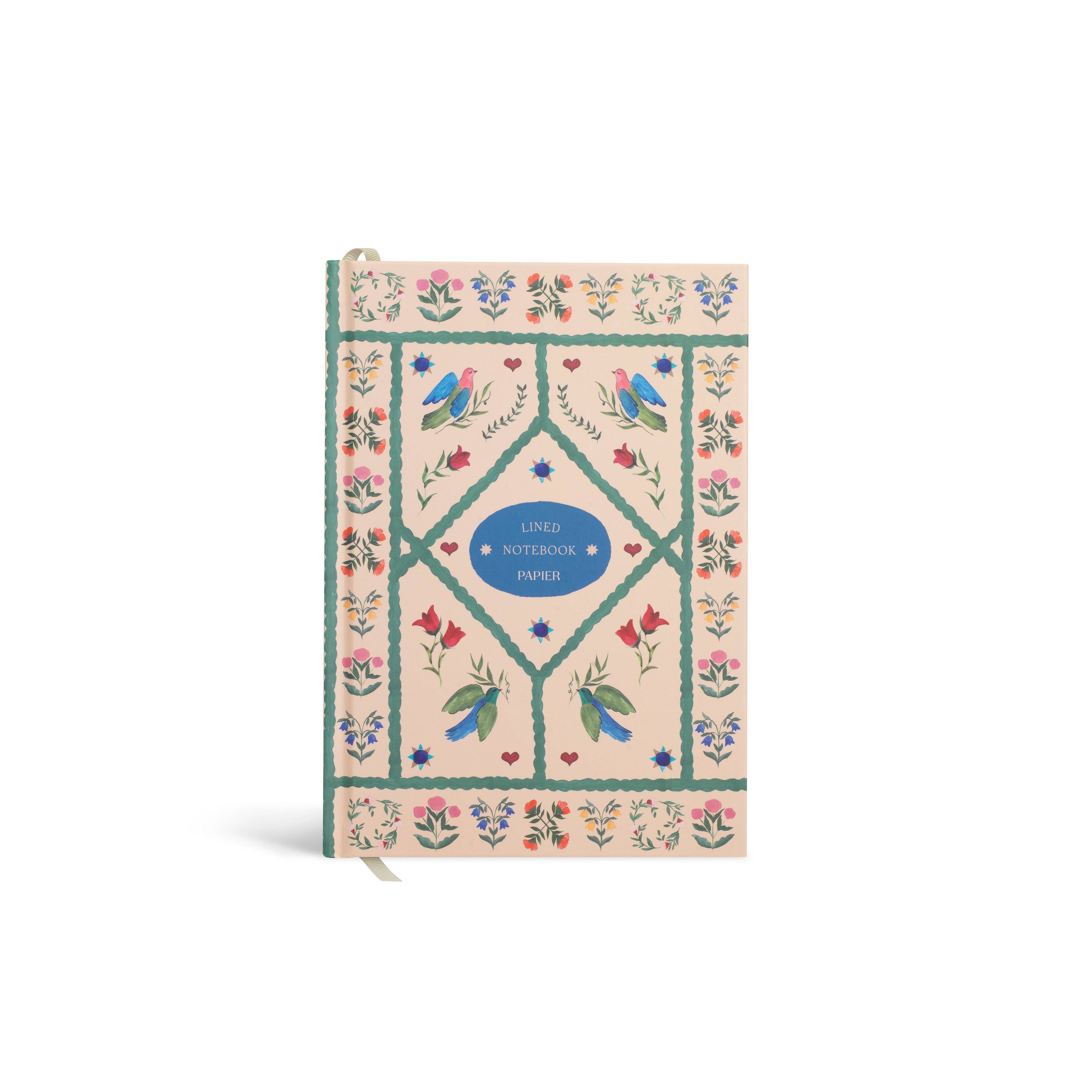 Lined Hardcover Notebook - Quilted Daydream