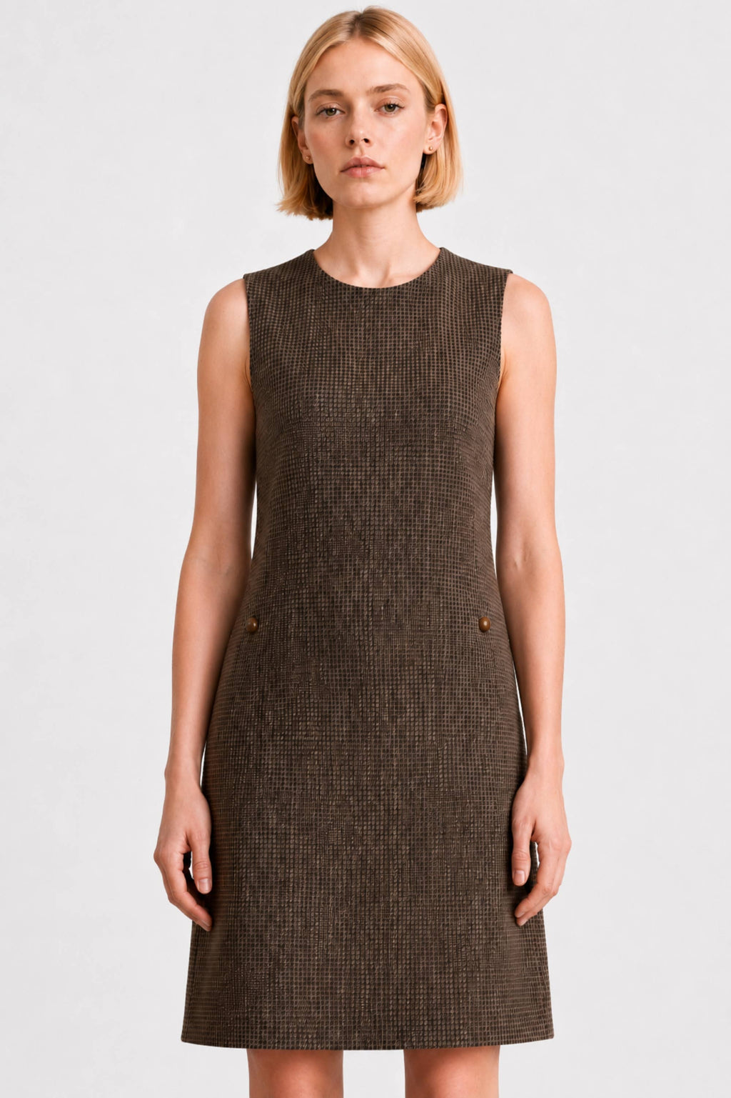 CLASSIC CHECK SHIFT DRESS