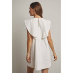 OVERSIZED SAILOR COLLAR MINI DRESS