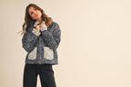Quilted Bandana Print Jacket