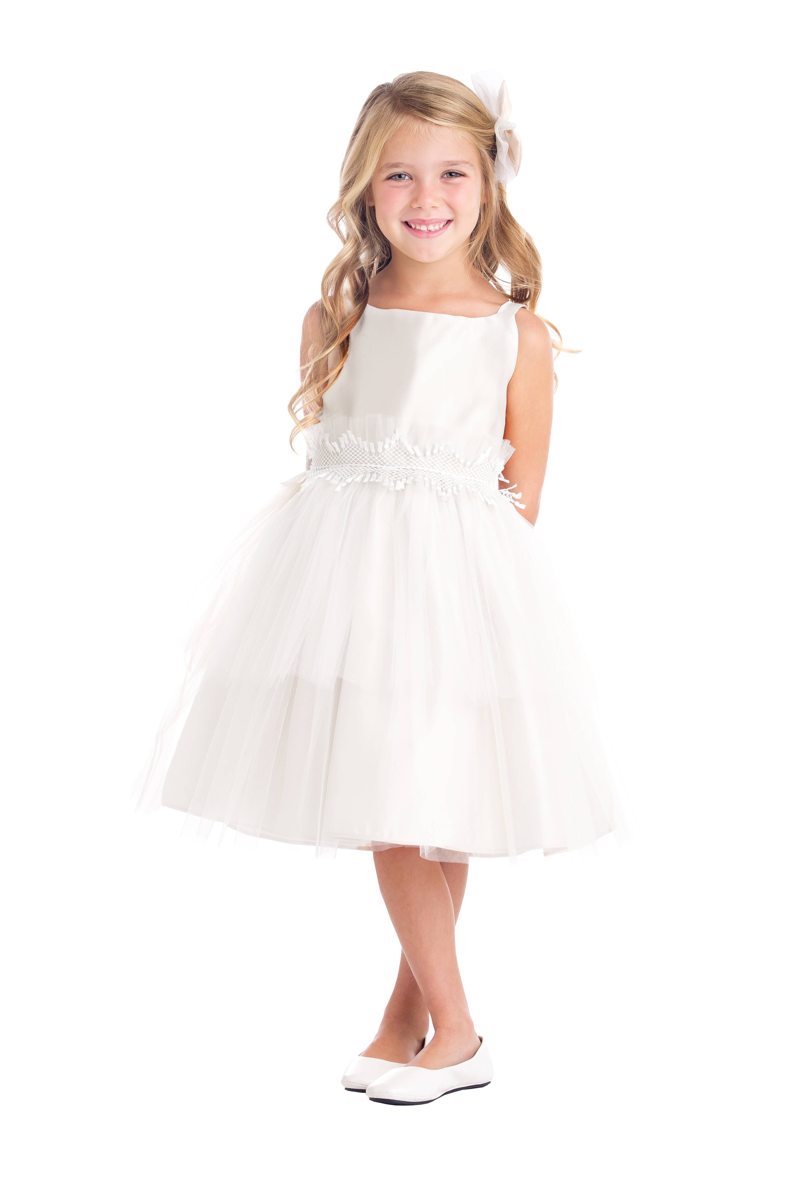 Satin and Tulle Reverse Dress