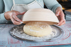 Rattan Bread Proofing Basket w/cloth Liner