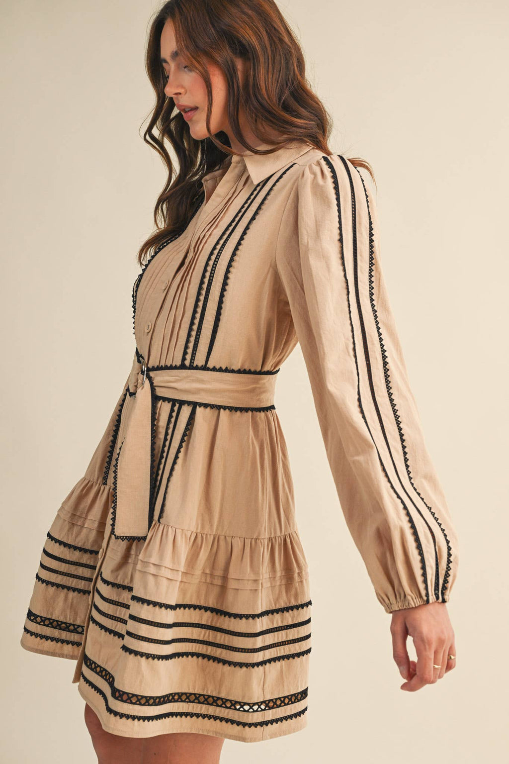 Belted Mini Dress