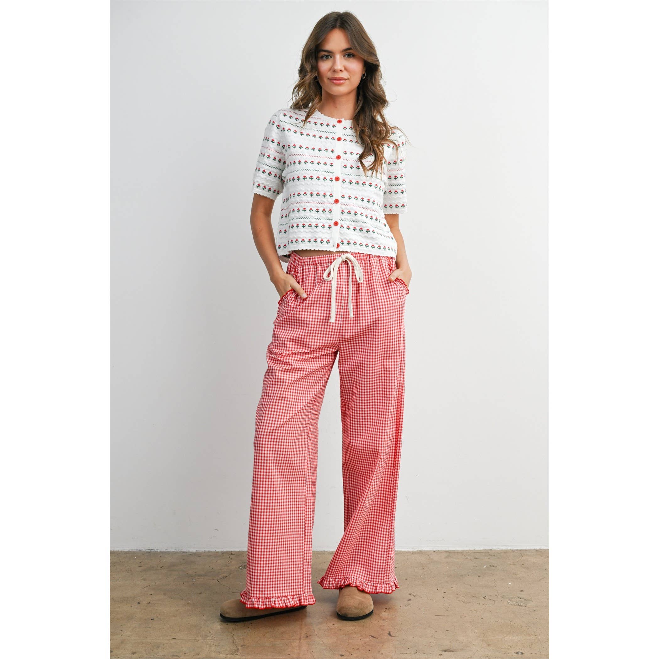 Women's Floral Button-Down Cardigan