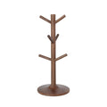 Mango Wood Mug Holder, Natural (Holds 6 Mugs)