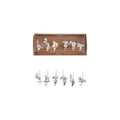 Zinc Alloy Circus Animal Birthday Cake Candle Holders, Boxed Set of 6
