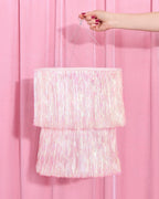 Iridescent Valentines Party Chandelier