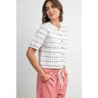 Women's Floral Button-Down Cardigan