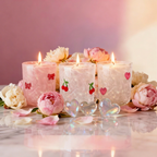 Ribbons & Bows Valentine's Candle