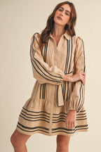 Belted Mini Dress