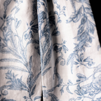 Bows Star Toile Baby Blue Fabric