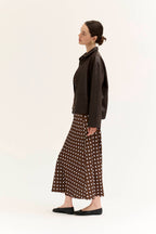 POLKA DOT SLIP SKIRT