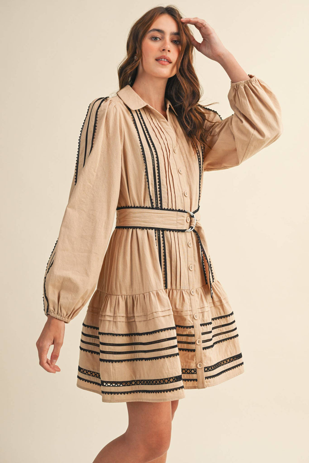 Belted Mini Dress