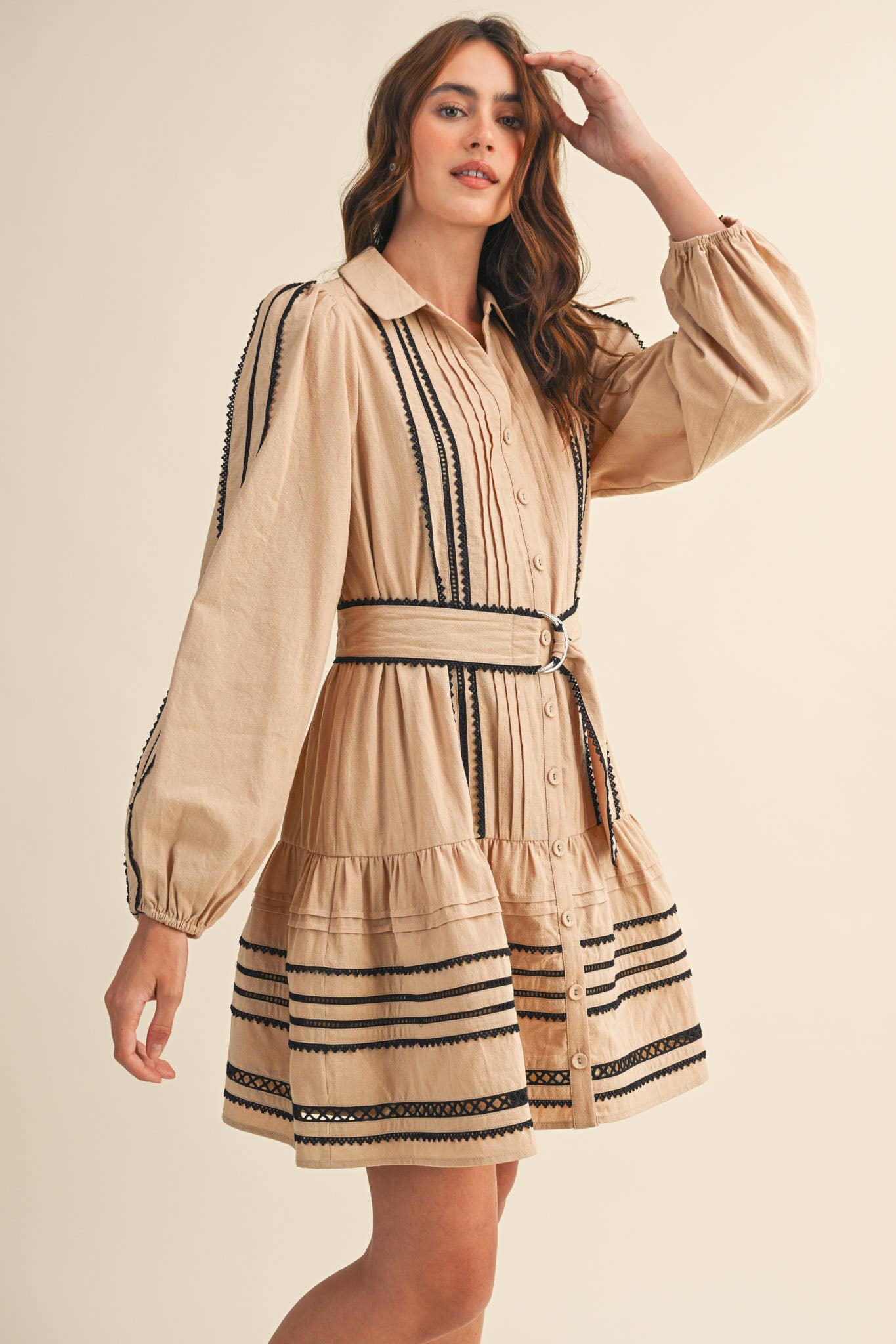Belted Mini Dress