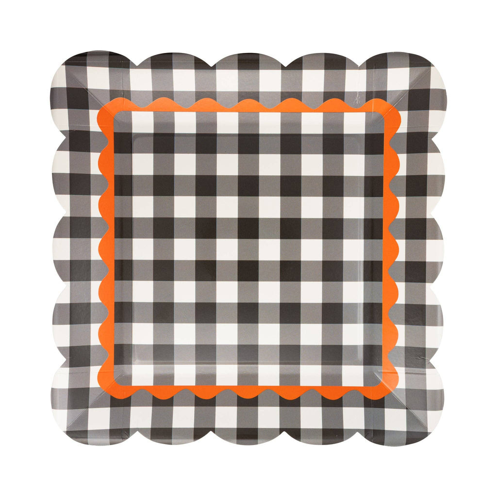 PLPL2505 - Plaid & Ric Rac Plate 8 ct