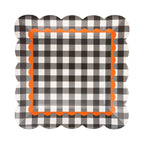 PLPL2505 - Plaid & Ric Rac Plate 8 ct