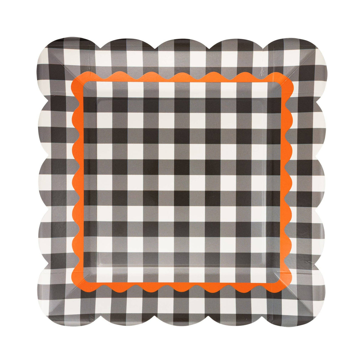 PLPL2505 - Plaid & Ric Rac Plate 8 ct