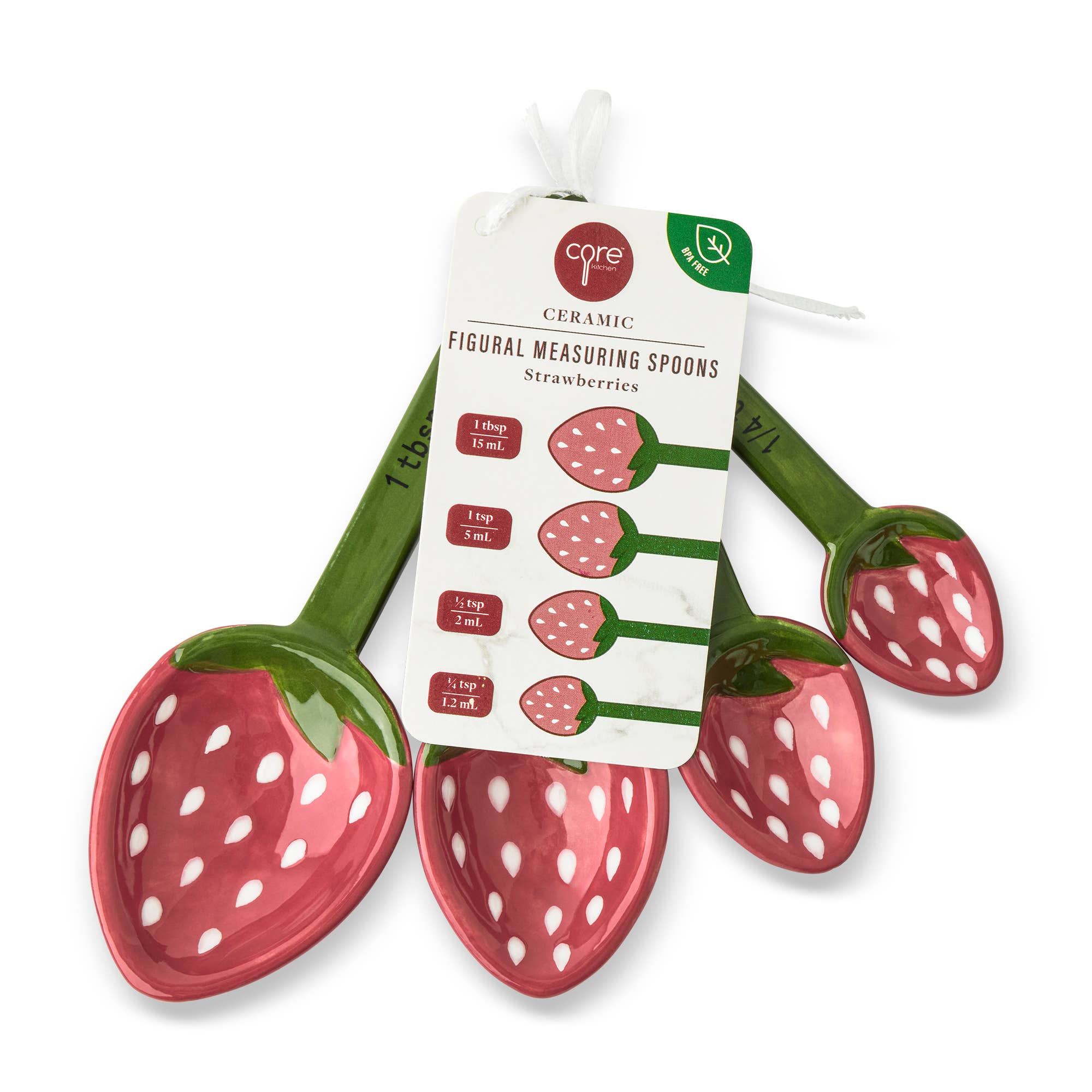 4pc Strawberry Measuring Spoons