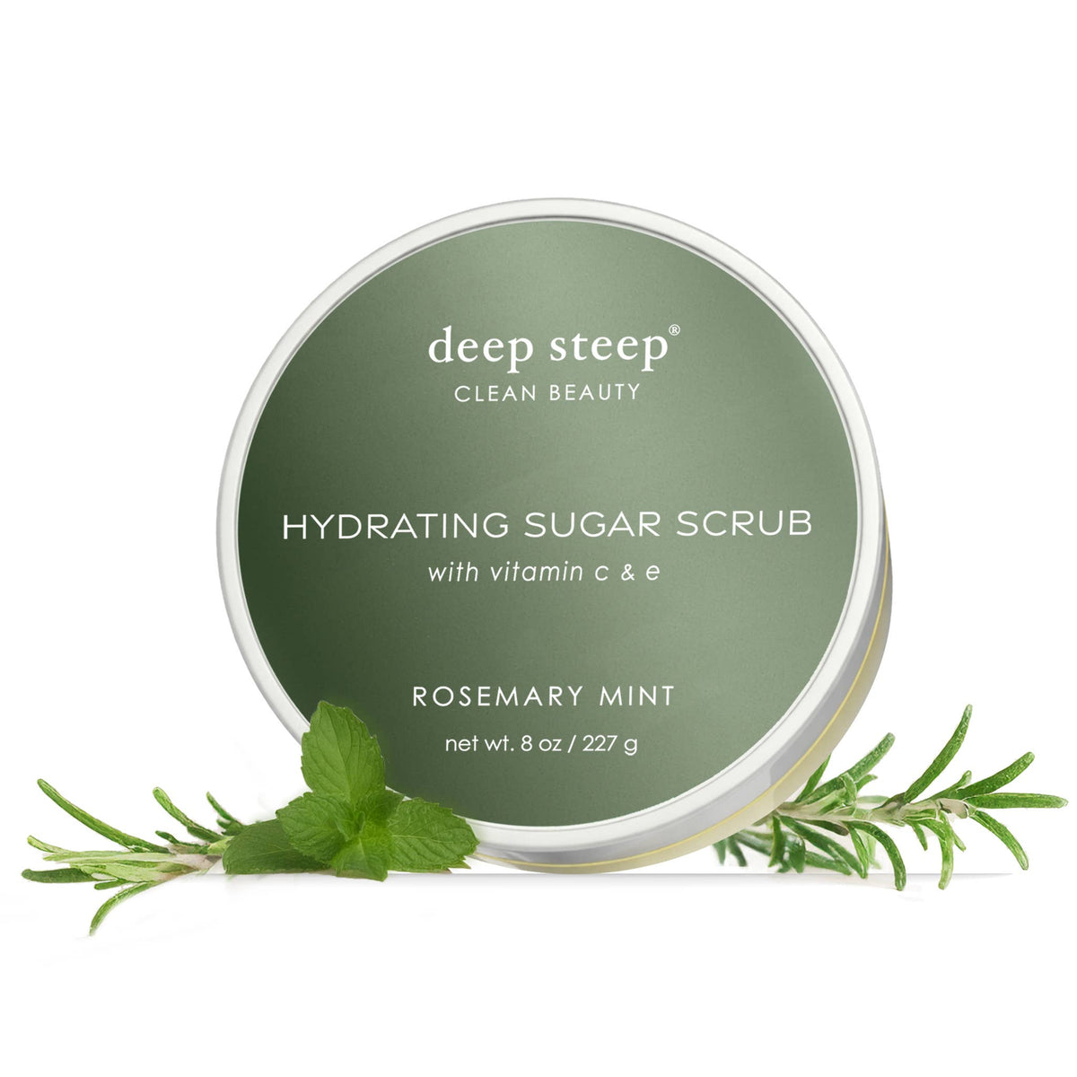 Rosemary Mint Exfoliating and Smoothing Sugar Scrub 8oz