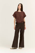 SIDE SCRUNCH TEE