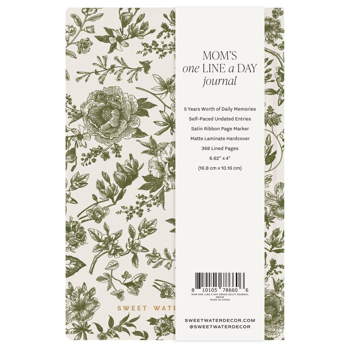 Mom's One Line A Day Journal - Mother's Day Gifts