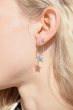 18K Gold Star Stud Earrings