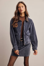 Washed Stretch Corduroy Jacket