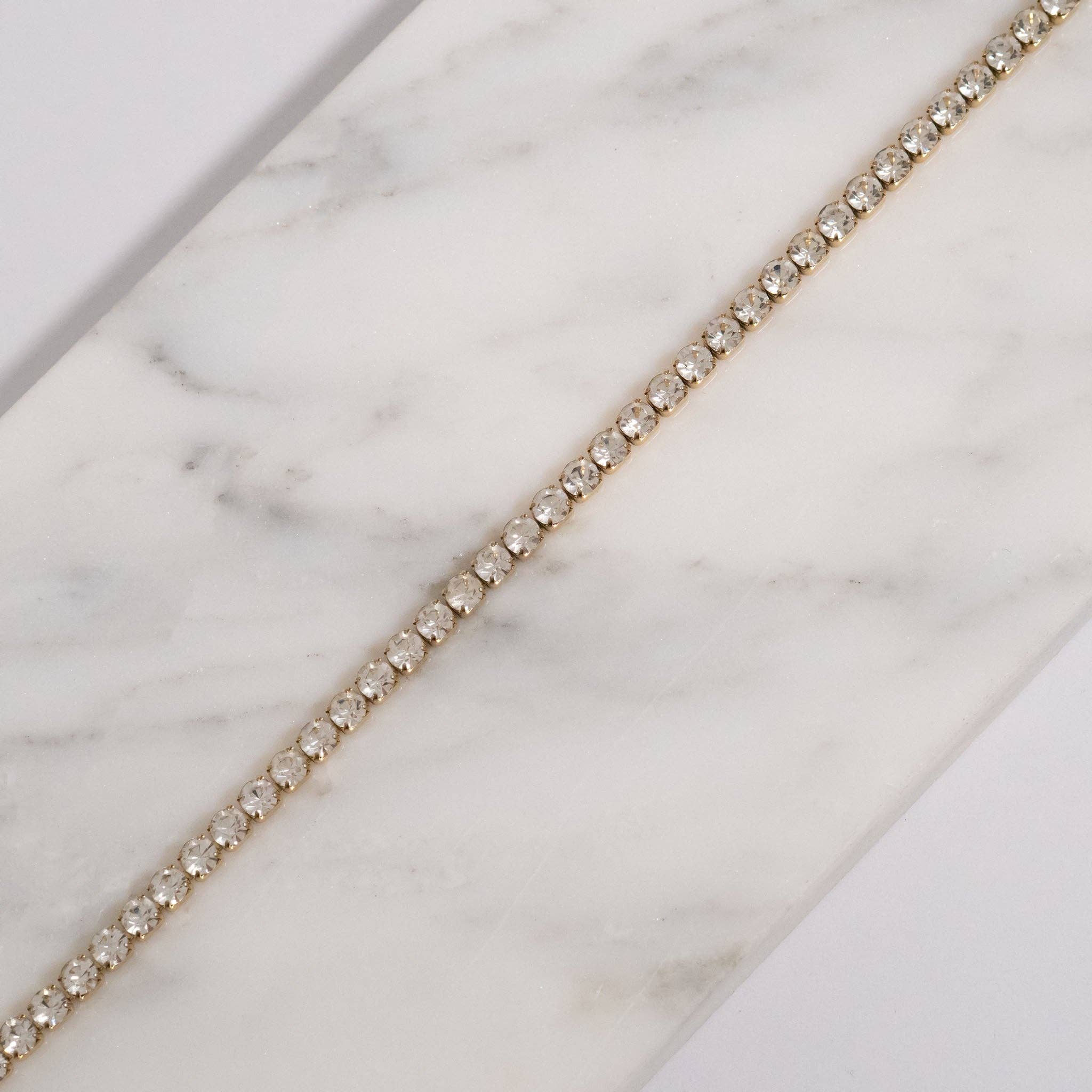 18K Gold Tennis Bracelet