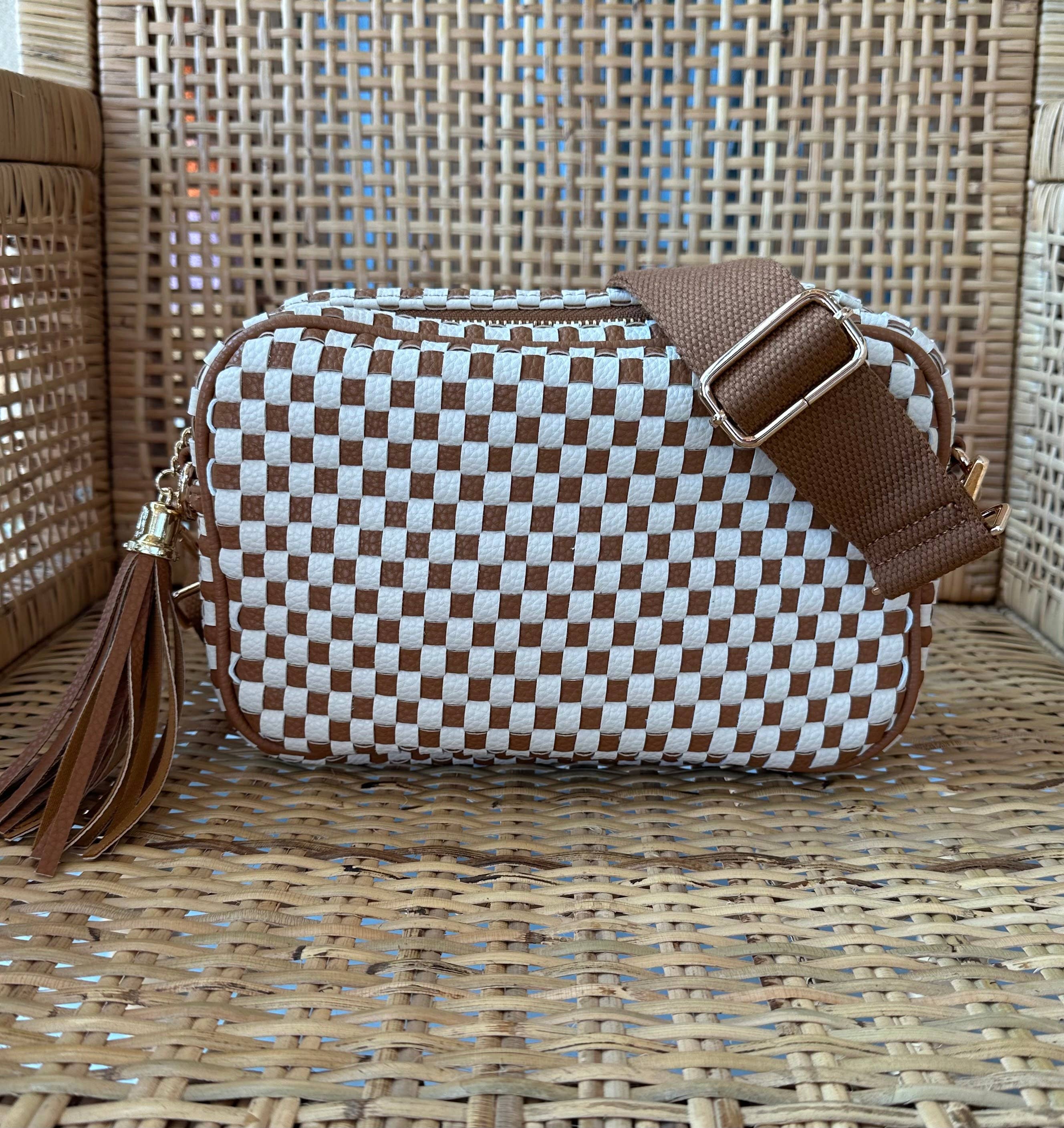 Sadie Woven Crossbody Bag
