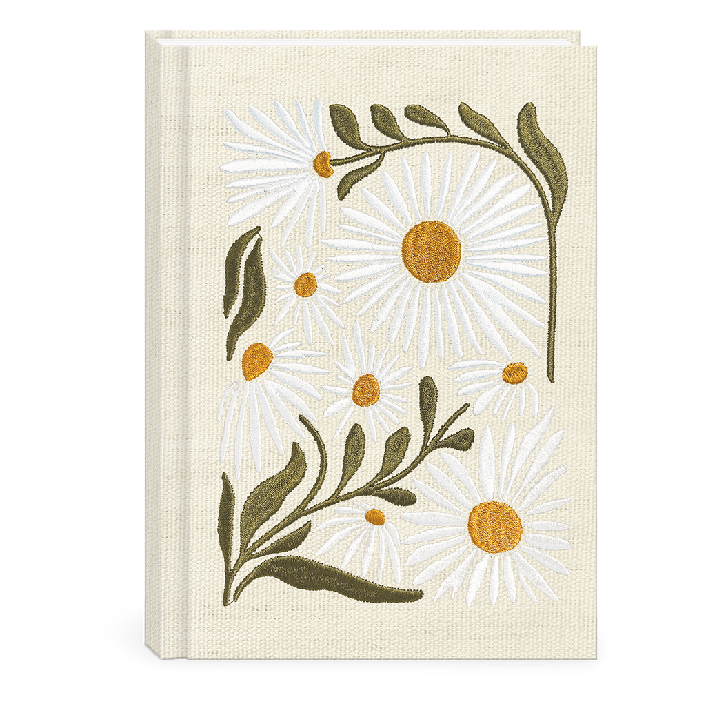 Fabric Journal Flower Market Daisy