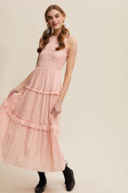 Sleeveless Gingham Dress