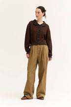 SCALLOP EDGE CARDIGAN