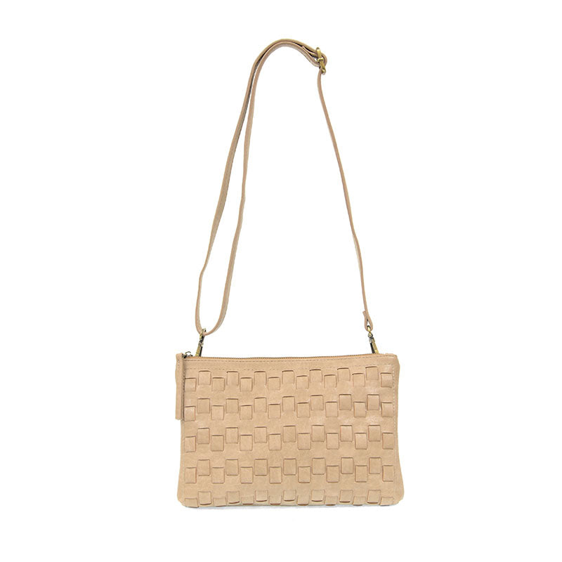 Quinn Woven Crossbody Clutch